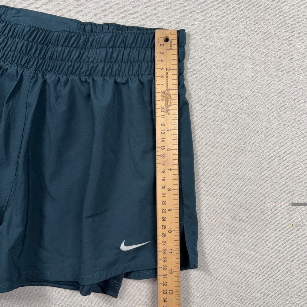 Nike Dri-FIT High-Waisted 3" 2-in-1 Shorts Womens Size L Armory Navy Poly NEW - Picture 8 of 10